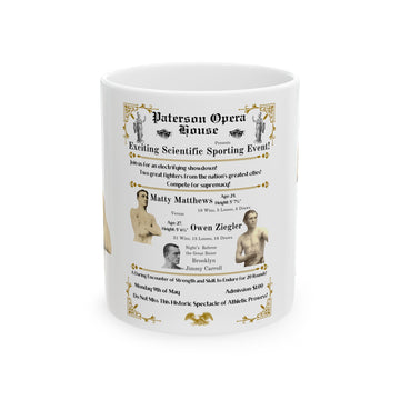 Paterson Opera House Fight Poster Ceramic Mug