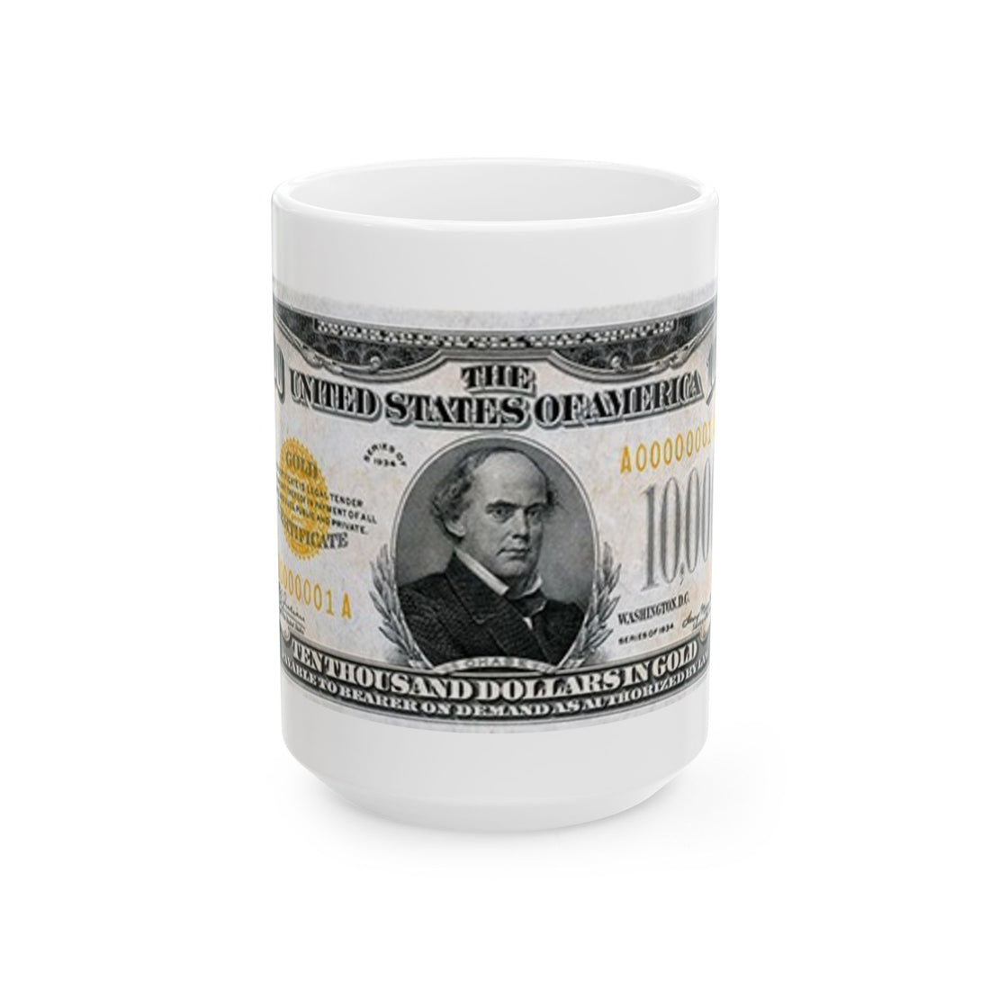 US $10,000 GC 1934 Mug