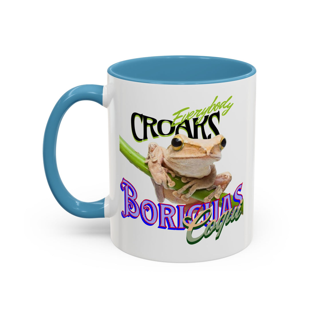 EC Boricuas Coqui Accent Mug