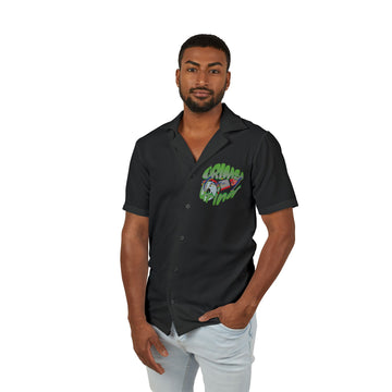 Grimy Cause I Grind Camp Shirt - Blk