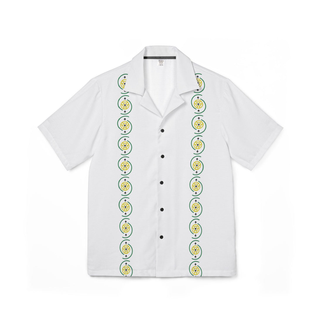 LSFL Logo Hawaiian Shirt - Wht